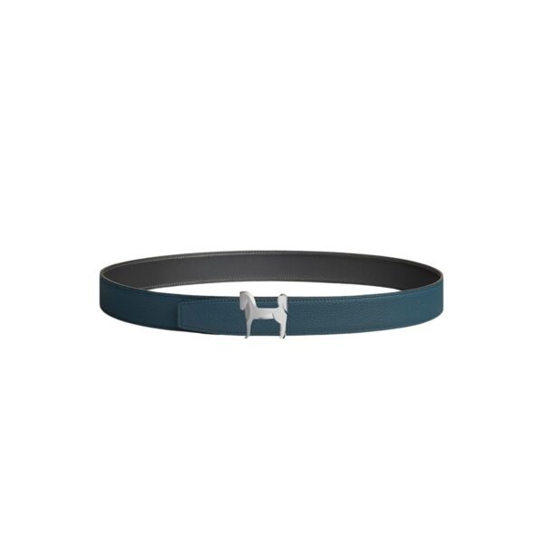 Panache belt buckle & Reversible leather strap 32 mm