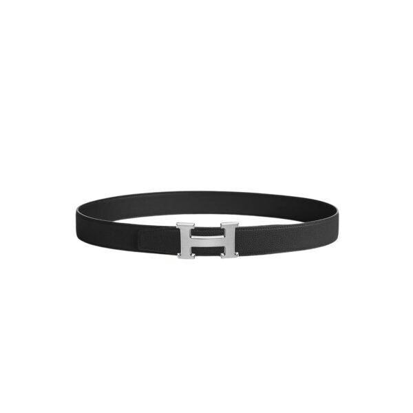 H belt buckle & Reversible leather strap