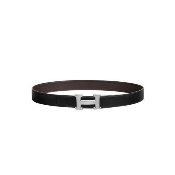 H belt buckle & Reversible leather strap