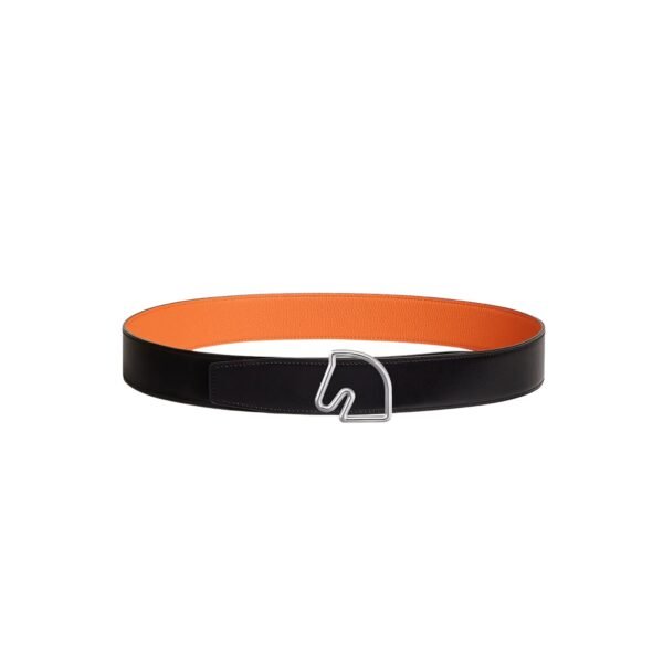 Tete de Cheval belt buckle & Reversible leather strap 38 mm