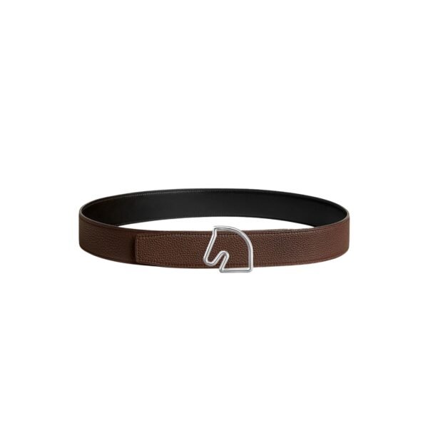 Tete de Cheval belt buckle & Reversible leather strap 38 mm