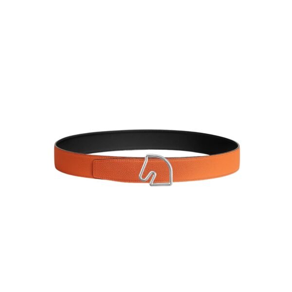 Tete de Cheval belt buckle & Reversible leather strap 38 mm
